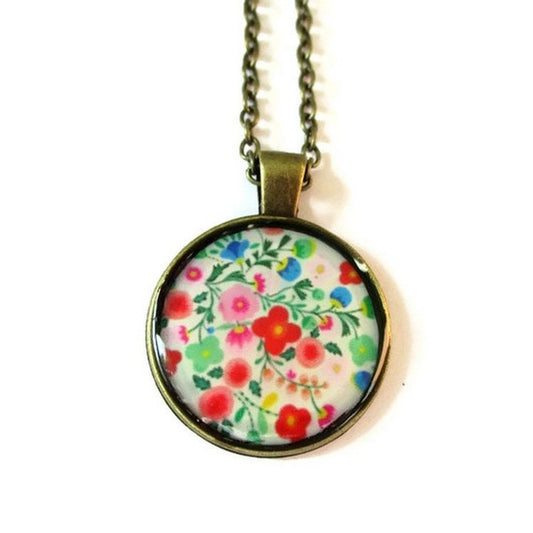 Bright Flowers Necklace