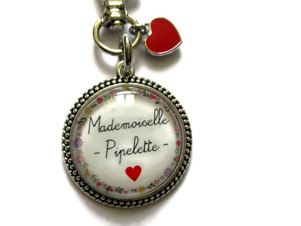 Mademoiselle Pipelette Keychain 