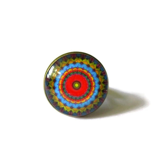 Bague Mandala Multicolore