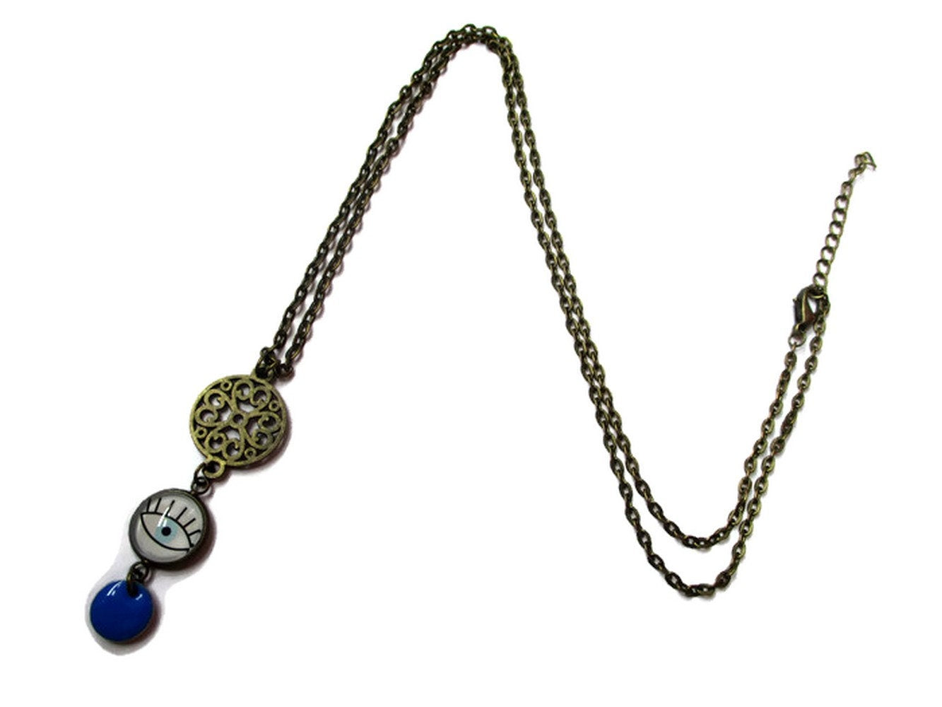 Collier Œil Bleu