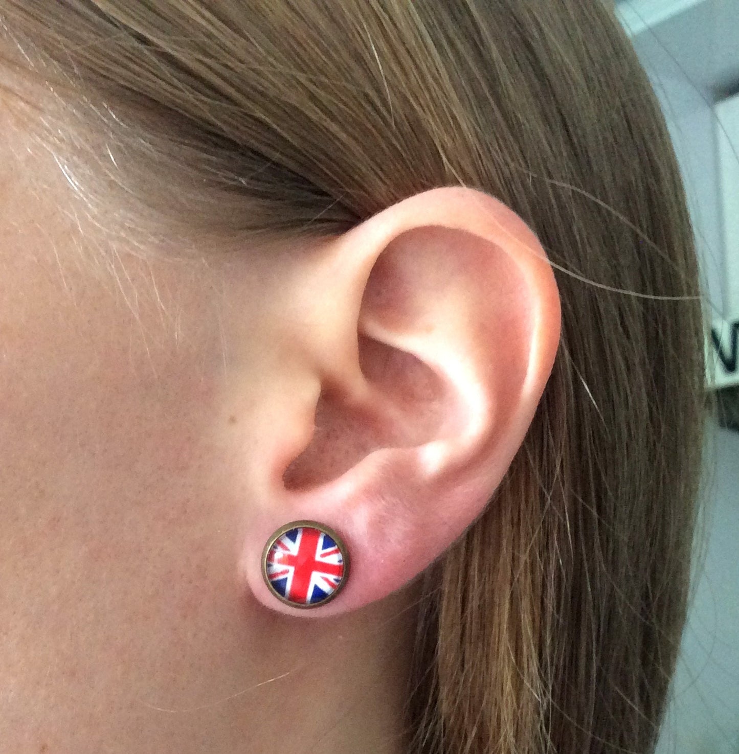 Puces d'Oreilles Drapeau Anglais