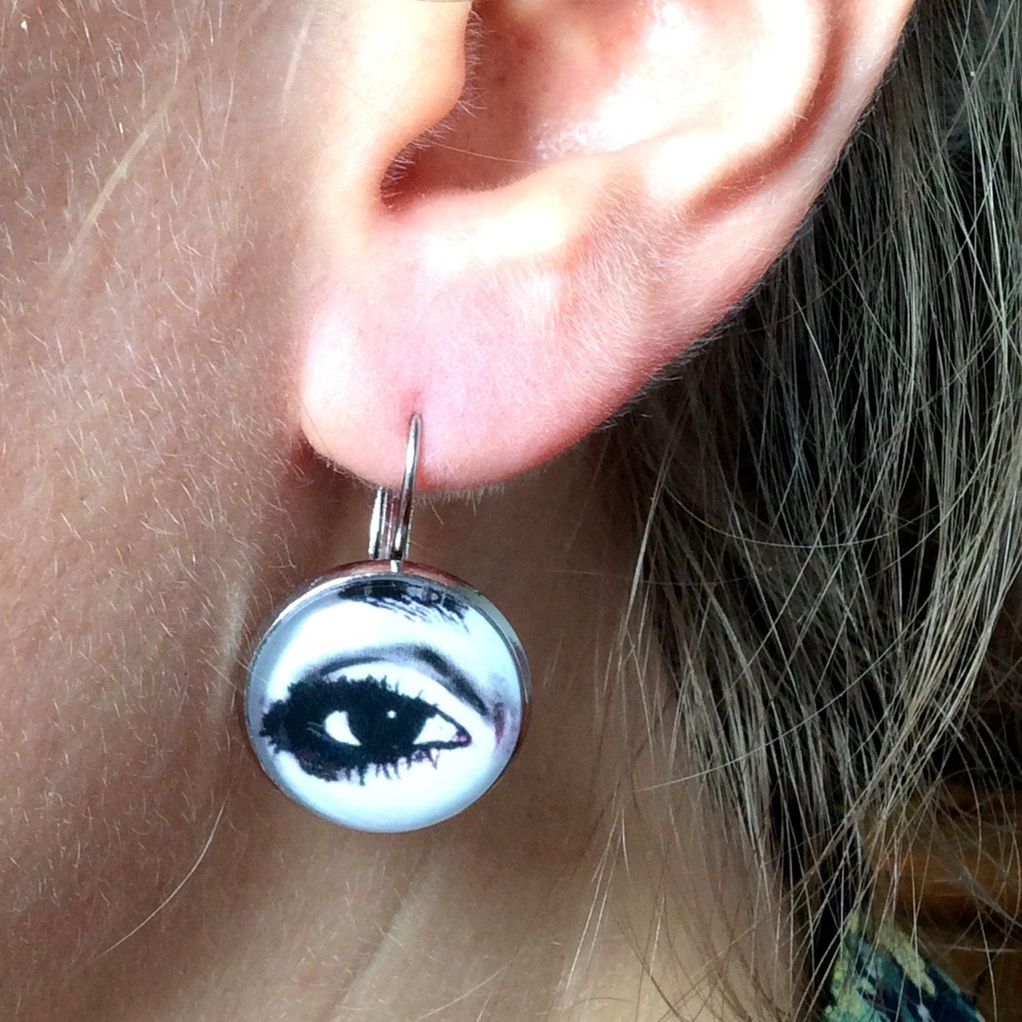 Winking Eye earrings