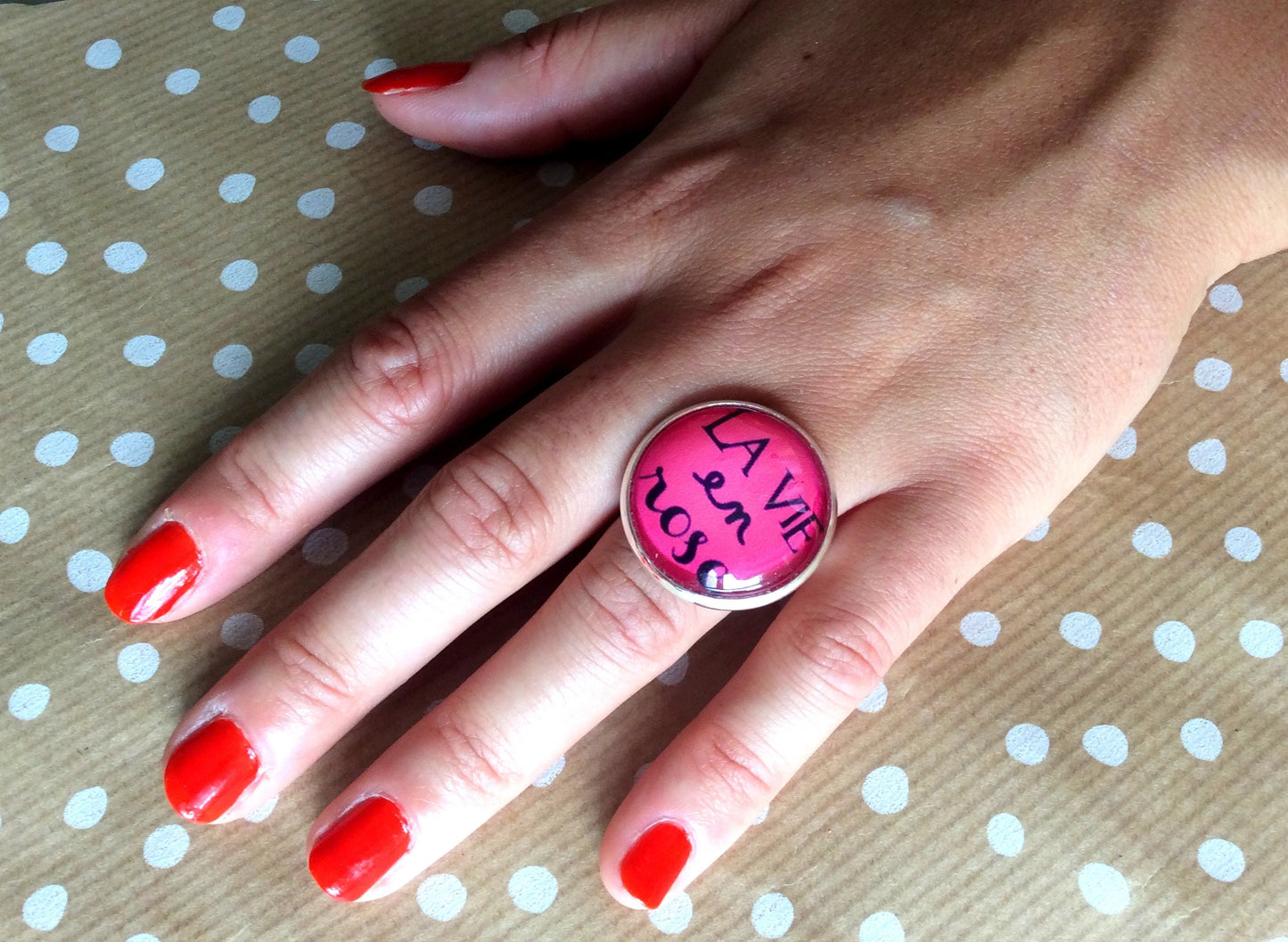 Bague La Vie en Rose