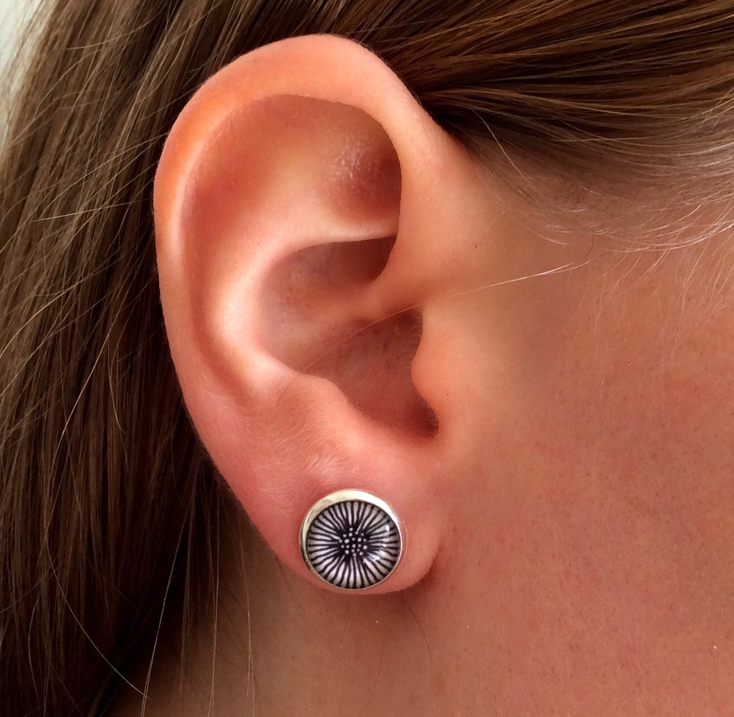 Dandelion Stud Earrings / "Make a Wish!" 