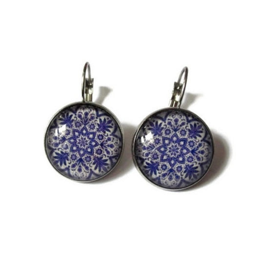 Blue Azulejos earrings