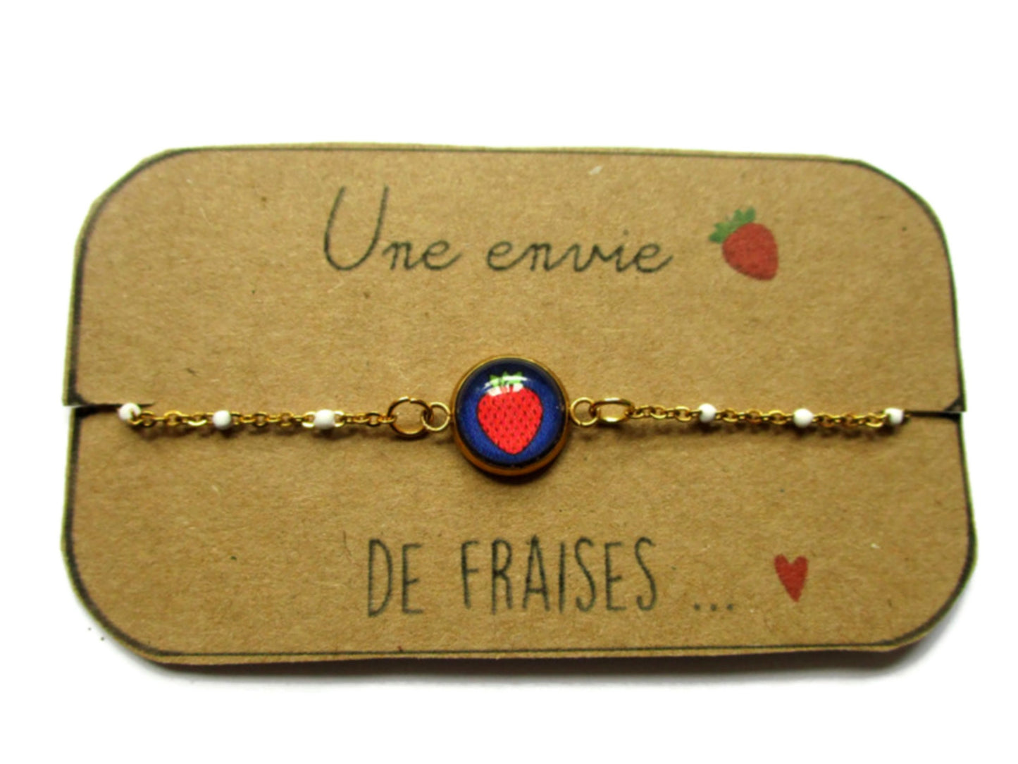 Bracelet Acier Inoxydable Fraise