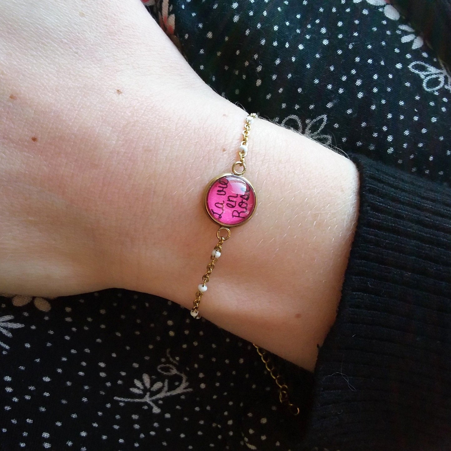 La vie en rose bracelet