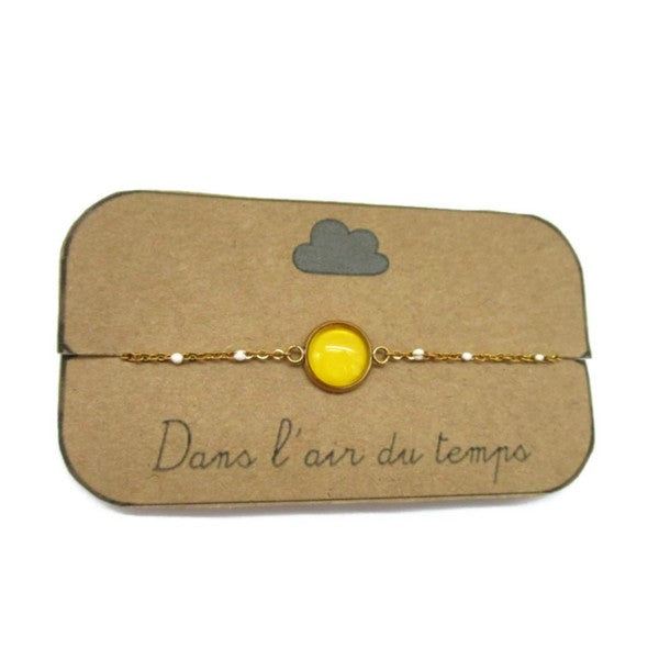 Bracelet Acier Inoxydable Jaune