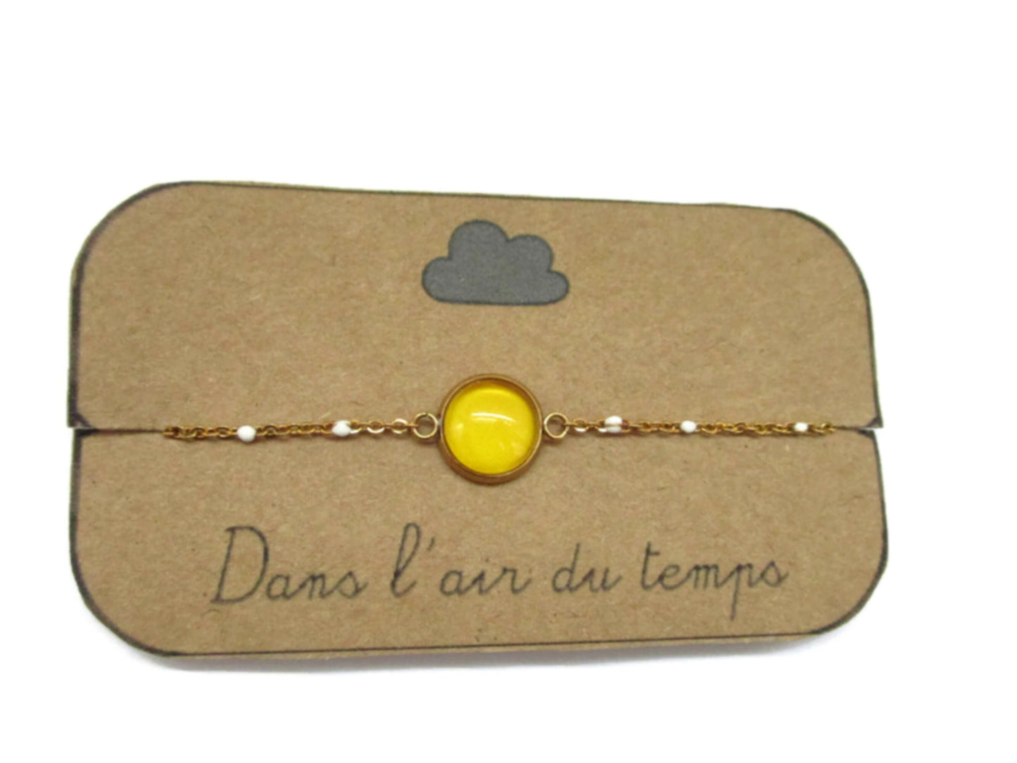 Minimalist yellow bracelet