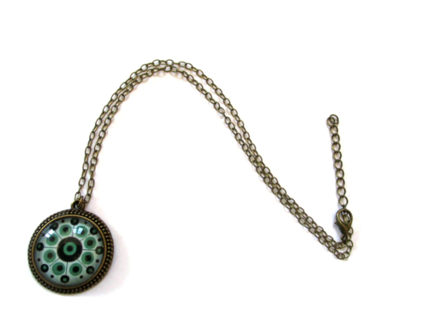 Turquoise Mandala necklace