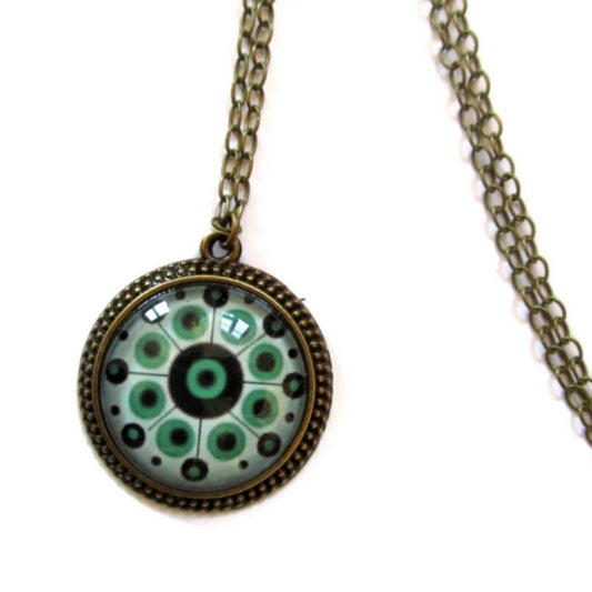 Turquoise Mandala necklace
