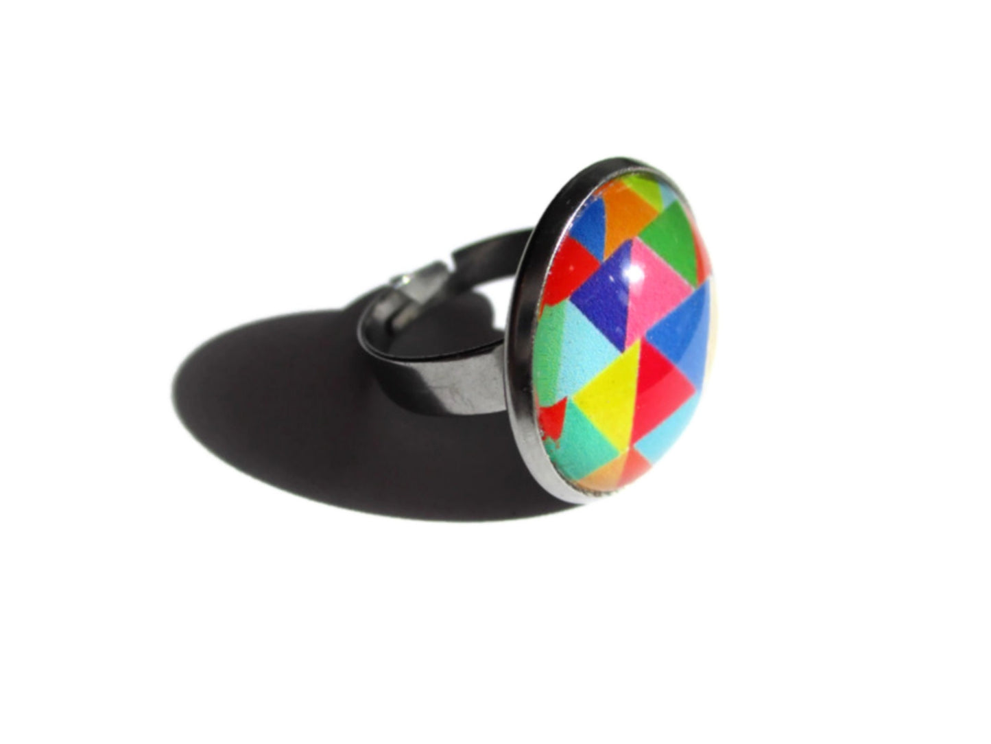 Colorful Triangle Ring 