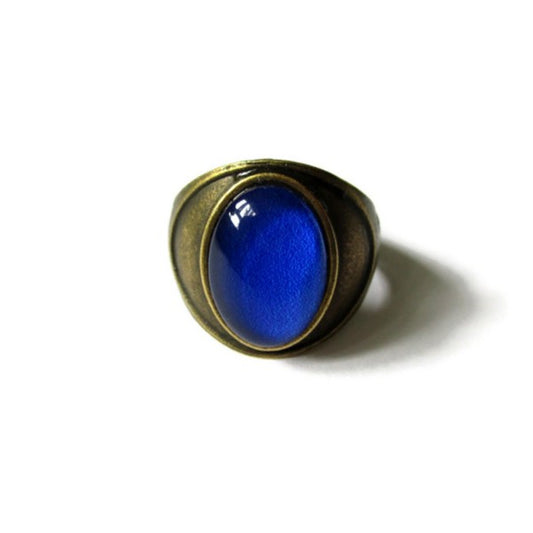 Blue Oval Ring