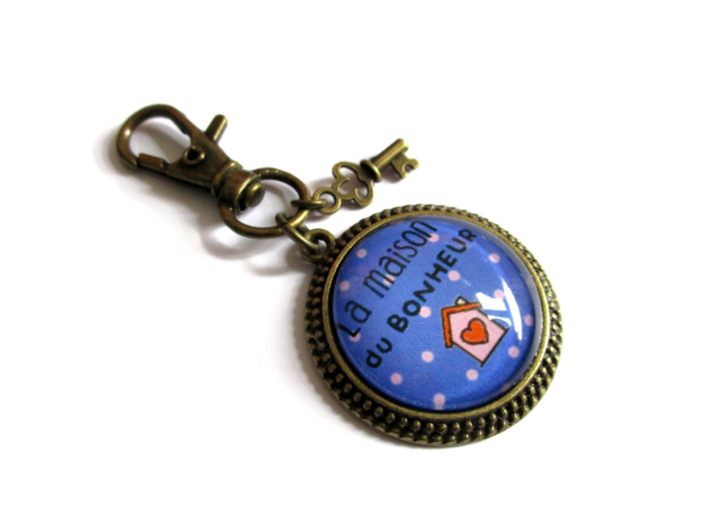 La maison du bonheur Keychain 