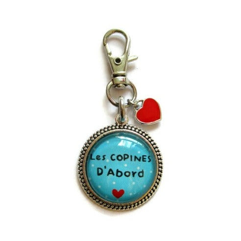 Les copines d'abord Keychain 