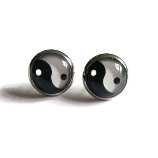 Puces d'Oreilles Yin Yang