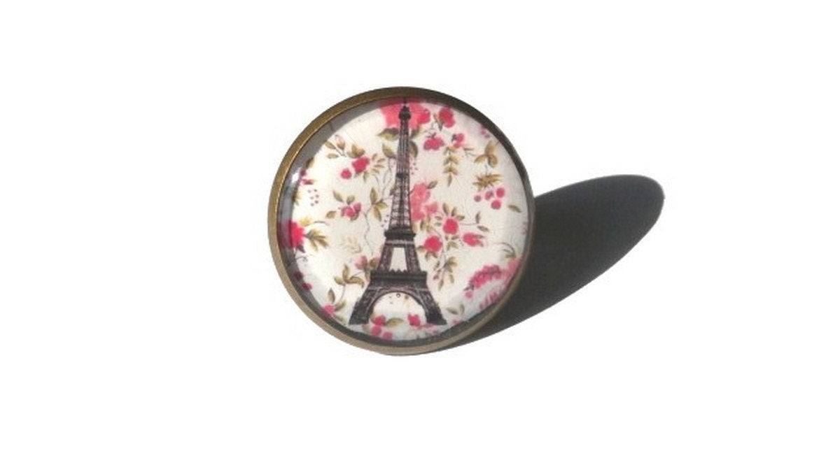 Bague Tour Eiffel Rose