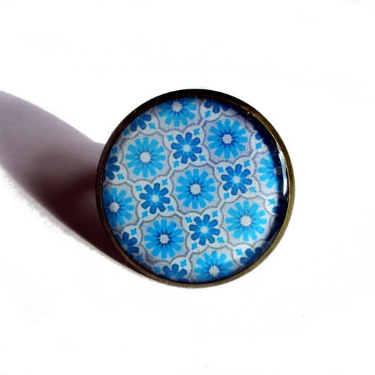 Blue Oriental Ring