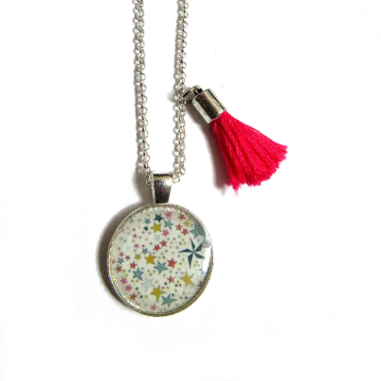 Collier Enfant Etoiles Multicolores