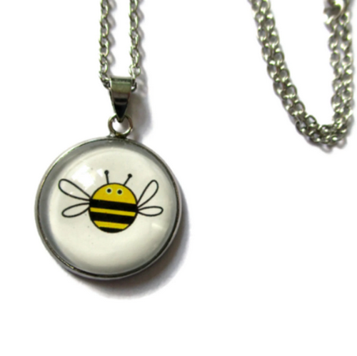 Little Yellow Bee necklace 