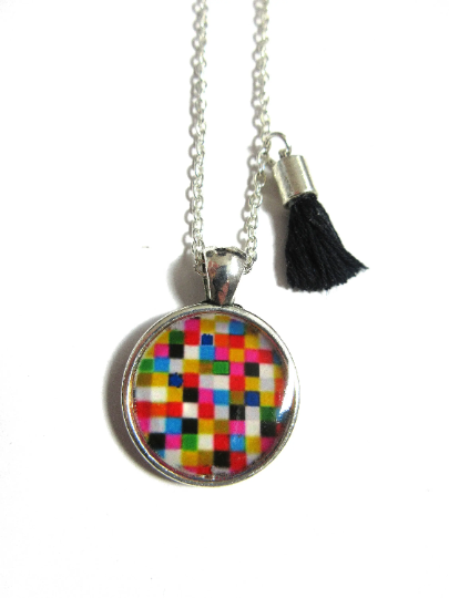 Colorful Tassel necklace 