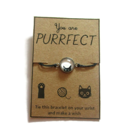 Bracelet Enfant Fil Chat / You are Purrfect