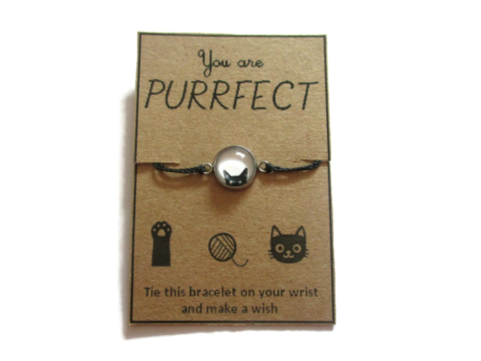 Bracelet Enfant Fil Chat / You are Purrfect