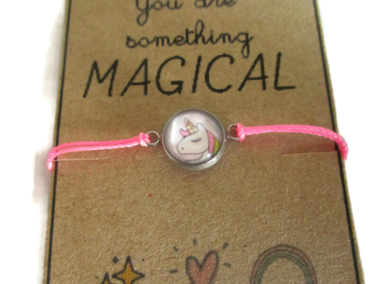 Bracelet Enfant Fil Licorne Rose