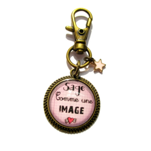 Sage comme une image keychain