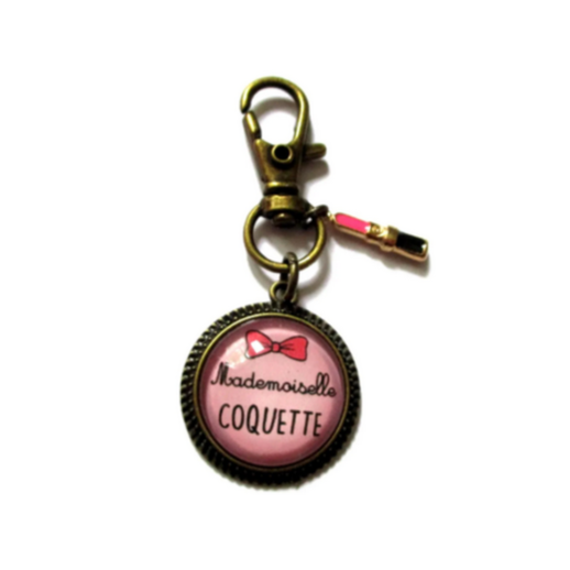 Mademoiselle coquette keychain