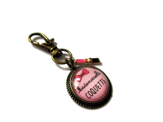 Mademoiselle coquette keychain