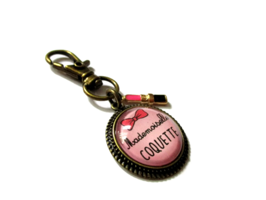 Mademoiselle coquette keychain