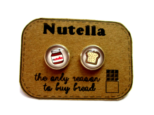 Nutella and toast Earrings