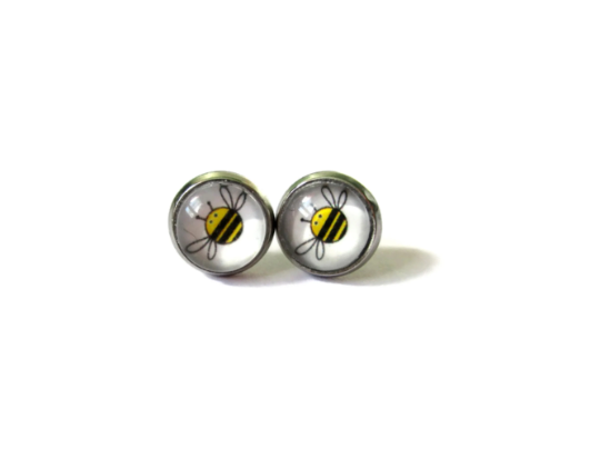 Bee Kids Stud Earrings /  Bee Happy!!!