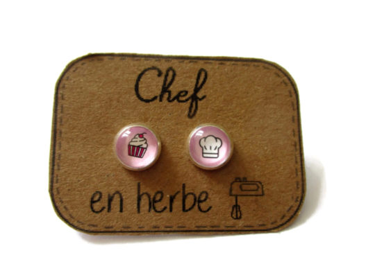 CHEF en herbe Kids Stud earrings