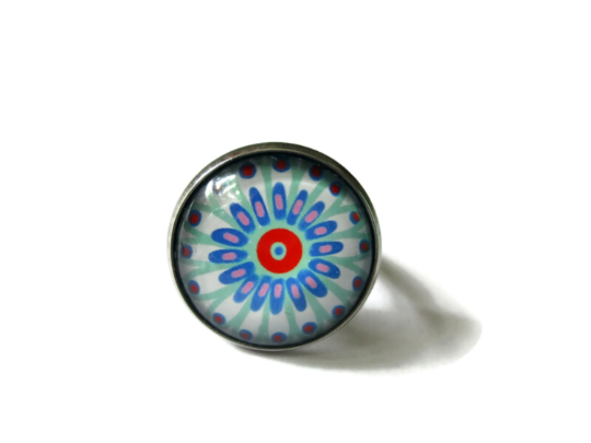 Boho Mandala Ring