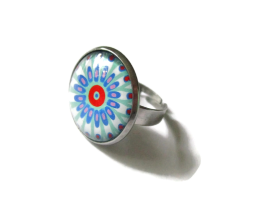 Boho Mandala Ring