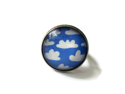 Blue Clouds Ring