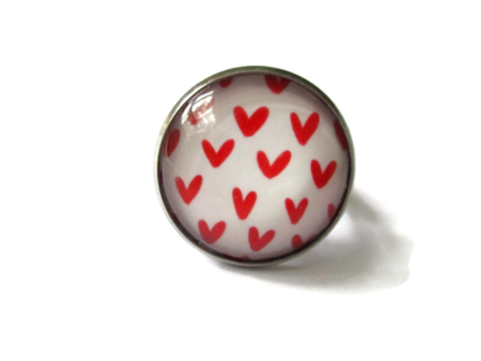 Red Hearts Ring