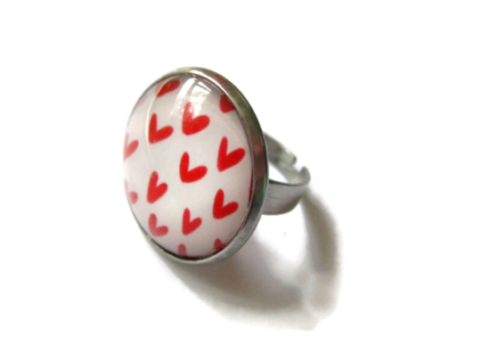 Red Hearts Ring